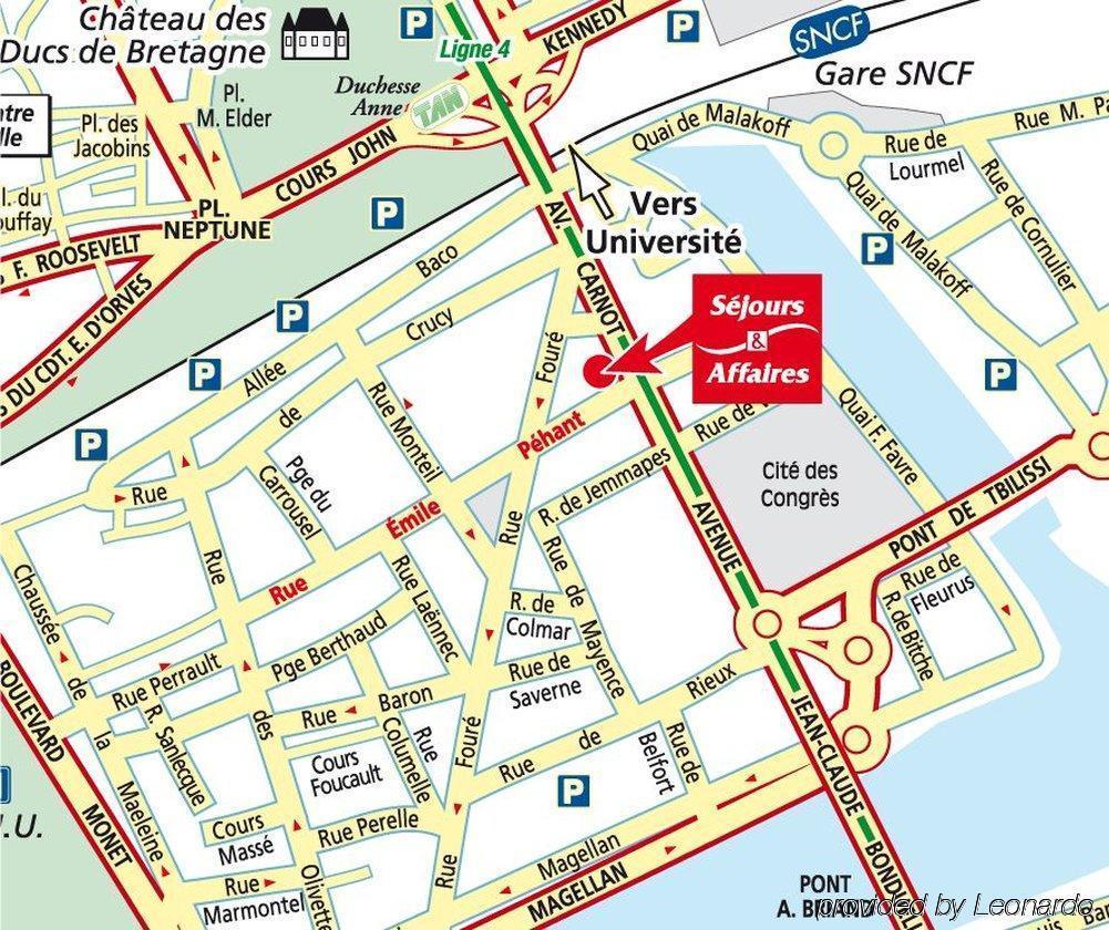 Sejours & Affaires Nantes Ducs De Bretagne Lejlighedshotel Eksteriør billede